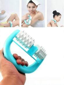 1pc Quick Anti-Cellulite Body Massage Roller, Hand Held Anti-Cellulite Massage Roller For Body Slimming And Firming, Gym - Multicolor - View 2