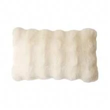 1 件 100% 涤纶纯色毛绒抱枕套，可爱简约风格，背面采用纯色毛绒面料，适合客厅或卧室 - 米色 - 查看 9