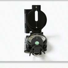 1 pieza Brújula americana individual, brújula multifuncional con tapa abatible, brújula luminiscente para exteriores