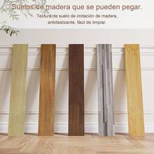 Sabiduría simple 5 ㎡   Piso vinilico autoadherible,Paquete de pvc autoadheribles,Piso laminado de gruesa de 2 mm,Piso pvc autoadherible para cocina,Sala de estar,Dormitorio,Oficina (8812)