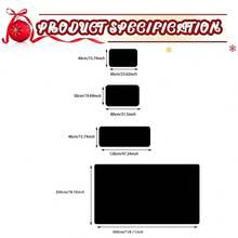 1/2/3 件装，厚度 0.47 英寸/1.2 厘米的圣诞厨房地垫套装，圣诞厨房地毯套装，圣诞老人圣诞树格子图案厨房地垫，圣诞厨房装饰，适用于厨房、家庭办公室、洗衣房、浴室，优质法兰绒材质 + 防滑底 - 彩色 - 查看 3