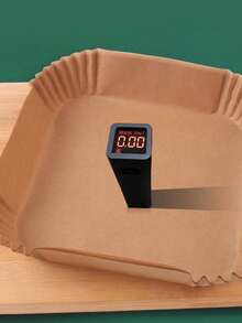 50/100 miếng lót nồi chiên không dầu, 9"/9.06", chống dính, chống thấm nước, chống dầu, giấy nướng đa năng, thích hợp cho nồi chiên không dầu, lò vi sóng, nồi hấp, làm từ chất liệu gỗ, đồ dùng nhà bếp và ăn uống - Nhiều màu - Xem 9