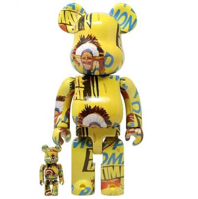 Bearbrick BE@RBRICK X Medicom Toy 100% & 400% Set #3 /  Jean-Michel OneSize