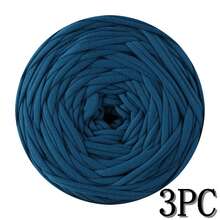 1/3 Pcs T-Shirt Yarn, Woven Fabric Knitted Yarn, Used For Crocheting And Knitting Bags, Cushions, Dolls, Handicraft Crochet Projects - Multicolor - View 137