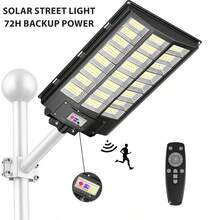 Kasotile Outdoor Waterproof Solar Powered Light, White/Black, 6500K Daylight White High Brightness LED, Wireless Solar Powered, With Remote Control And Motion Sensor, IP65 Weatherproof Rating, Suitable For Yard, Driveway, Garage (Automatic On From Dusk To Dawn), 1 Set - GA1002 - View 11