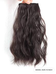 Women Water Wave Hair Extensions Clip 10inch/14inch Clip In Hair Extensions Natural Invisible Hair Piece Suitable Thinning Hair Increase Hair Volume - Multicolor - View 9