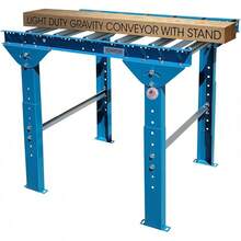 Ultimation Conveyor Roller Table Set 18 Wide x 5' Long with 1.9 Steel Rollers, Outfeed Support System Saw Stand, Workshop or Unload Station, Adjustable, Material Handling - 24" de ancho x 3' de largo (galvanizado) - Ver 8