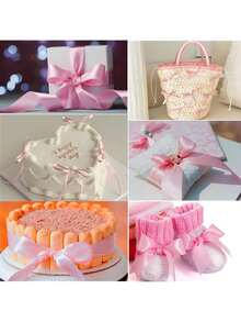 1/5 buc panglică colorată pentru ambalaj cadouri, lățime 1 cm, panglică țesută, panglică de satin, panglică de mătase, pentru decor de flori de trandafir, fundă pentru ambalaj cutie cadou