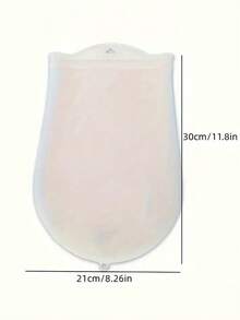 1/2/3 piezas Bolsas de silicona blanca premium con cordón para mantener la masa fresca para pan, pastelería y masa de pizza - Accesorio de cocina esencial para hornear - Blanco - Ver 13