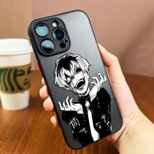 ,  IPhone Case, Anime Tokyo G-Ghoul K-Kaneki Ken Matte Phone Case For IPhone 16 16E 15 14 13 12 11 Pro XR XS X 8 7 SE Plus Max Clear Hard Cover - SFBLA01 - 查看 5