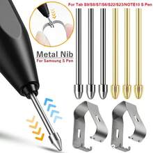 Metal Pen Tips Titanium Alloy Replacement Pen Nib For Samsug Galaxy Tab S6 S7 S8 S9 S22 S23 S24 Note20 Note10 Stylus Tip Replacement Tablet Pencil Nib With Clip Tool - Replacement Pen Nibs - View 1