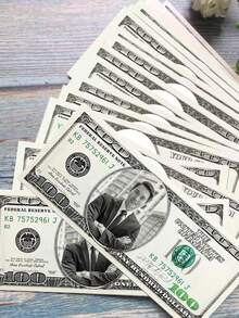 Customized Photo & Text Novelty Prop $100 Bill, Fake Banknote, Personalized Gag Gift, Funny Souvenir For Him, Birthday Party Prop. Note: This Is A Novelty Prop Only, Not Real Currency And Has No Monetary Value. ,For Family - Multicolor - View 5