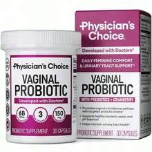 Physician's Choice Vaginal Probiotic - Daily Support For PH Balance, Odor Control, Feminine Microbiome & Flora Health With Cranberry For Women - 2 chiếc - Xem 1