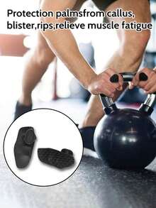 XAXRE 1 Pair Anti-Slip Workout Grips - Ergonomic Rubber Hand Protector Gloves For Weight Lifting, Pull-Ups, Gym Training And Exercise, For Men And Women