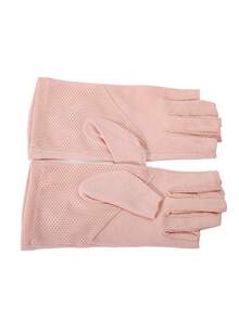 klimonla 1双防紫外线防照射美甲灯无指手套，美甲用品，美甲工具，美甲艺术工具，返校季，美甲，美甲贴片工具