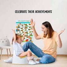 Sticker Chart Potty Training - Construction Potty Chart Toddlers Son Grandson - Boys Potty Training Reward Chart - Responsibility Chart - Train To Poop - By - 最初的 - 查看 6