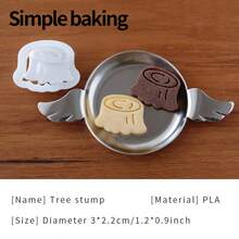 秋季烘焙模具 - 可爱的秋季饼干模具，包含橡树、栗树、枫树和银杏叶图案 - 适用于感恩节、万圣节和圣诞节的饼干模具 - 易于清洁的饼干装饰工具，适合家庭烘焙师和专业糕点师 - 非常适合制作饼干、糕点和糖果 - 秋季厨房装饰、季节性烘焙工具、节日设计、厨房用具、甜点模具、节日装饰品 - 白色 - 查看 15