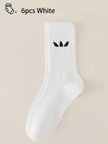 40pcs/30pcs/24pcs Unisex Comfortable Sports Socks, Men's Long Socks For Sports And Training, Women's Long Socks For Casual And Business Wear, Antibacterial, Soft, Black And White, Odor-Resistant, Moisture-Wicking, Lightweight And Comfortable, Suitable For Autumn/Winter, 20pcs/10pcs/8pcs/6pcs/4pcs/2pcs Set, Autumn