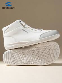 HOBIBEAR Women's High-Top Sneakers, Fashionable Minimalist Wide-Toe Sports Shoes, Slip-On Casual Shoes For Women In Autumn