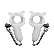 2 sztuki etui ochronne na kontroler Oculus Quest3/Quest3S, akcesoria do gier VR Meta Quest 3/Quest3S, odporne na upadki, kurz i zarysowania, poprawiające komfort gry - Wielokolorowe - Zobacz 9