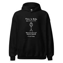 This Is Bob Hoodie, Funny Hoodie, Black Humor Hoodie, Meme Hoodie, Man Woman Hoodie, Internet Meme Hoodie, Graphic Hoodie - 黑色 - 查看 1