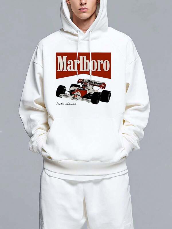 Vintage Stock Car Racing Hooded Sweatshirt | Retro Racing Graphic Unisex Tee | Classic Motorsport-Inspired Casual Top