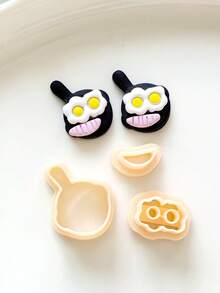 1/2/8pcs Food Shaped Clay Cutters, Suitable For Jewelry Making, Polymer Clay Baking Cutters, Egg Shaped Clay Tools, Jewelry Making Set - Clay Cutter - View 9