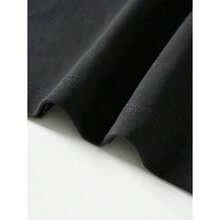 Men'S Casual Crew Neck T-Shirt With "KAVANAGH 13" Print - Black, Short Sleeve, Regular Fit, Summer Style, Everyday Tshirt | Bold Graphic Tee | Comfortable Fit - 黑色 - 查看 4