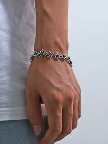 New Vintage Floral & Tree Design Bracelet, Unique Creative Accessory For Men & Women