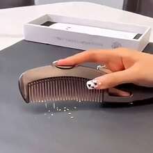 1pc Multi-Function Energy Massage Comb, Hollow Teeth Hair Brush For Scalp Massage/Dandruff Removal/Oil Control, Suitable For Both Men And Women, Energy Massage Brush, Grooming Comb For Healthier Scalp And Better Hair Quality