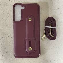 OUKNOEO Fashion Crossbody Bag & Faux Leather Phone Case, Compatible With IPhone 17 Air, 16e, 15, 14, 13, 12, 11 Pro, XS Max, 7, 8 Plus, XR, SE, And Galaxy S25 Edge, S24, S23, S22 Ultra Plus, A13, A14, A15, A16, A35, A36, A53, A54, A55, A56, Z Fold 7 FE, 6, 5, 4 - Burgundy - View 27