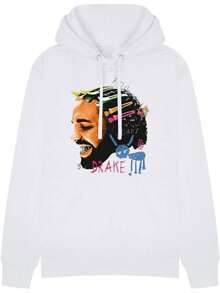 Men Zip-Up Hoodies - White - View 3