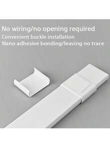 1 pieza Luz LED de 3 colores ultradelgada y regulable con sensor de movimiento, con ajuste de brillo, luz de gabinete recargable por USB, tira de luz inalámbrica para gabinete, cocina, pasillo, escaleras, armario, iluminación de mesita de noche - Regalo de Navidad, Halloween, Acción de Gracias