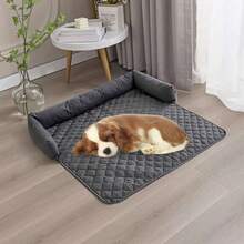 1 pièce Coussin de siège de voiture en polyester pour animal de compagnie, lit de voyage imperméable pour petit animal de compagnie pour voiture, s'adapte au siège passager avant, convient aux petits animaux de compagnie pour les voyages et la protection en extérieur - Multicolore - Voir 7