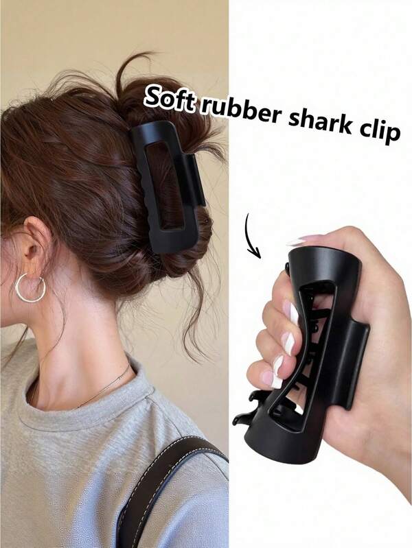 4pcs - Soft Silicone Semi-Circle Rubber Hair Claw, Large Size Hair Clips, Voluminous, Soft Shock-Absorbing Clips To Protect The Back Of The Head, Suitable Strong Non-Slip Round Hair Clips Hair, Hair Accessory, Hair Accessories,Accessories, Hair Accessories Fall,Travel, Hair Tools,Accessories Women, Hair Stuff,Fall,Hair Accessories Travel,Hair Accessories,Accessories Women,Hair Accessory,Hair Accessories Women,Hair Tools,Hair Stuff,Stuff,Beauty Accessories,Gifts,Travel,Gifts For Women,Hair Stuff,Stocking Stuffers