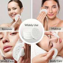 5 件装洁面粉扑、洁面和卸妆海绵 - 粉色 - 查看 7