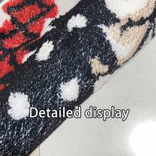 1 Pc Christmas Themed Christmas Tree Shaped Bathroom Mat, Imitation Cashmere Material, Super Absorbent, With Silicone Non-Slip Backing - Machine Washable, Suitable For Home Decoration Bathroom, Sink, Laundry Room, Living Room, Bedroom Decorative Mat, Christmas Decorative Carpet, Christmas Gift Kitchen Rug