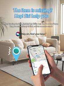 AirTag Alternative Global Locator, GPS Tracker, Pet Anti-Lost Device, Car Locator, Remote Precise Tracking, One-Touch Calling, Long-Lasting Battery, IP67 Waterproof, GPS Tracker Compatible With "Find My Global" Platform, Suitable For Elderly, Kids, Pets, Cars, Keys, Bags, Anti-Lost Reminder & Tracking (IOS Only)