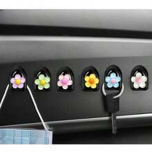 3 piezas Ganchos colgantes para asiento delantero del coche de colores aleatorios, ganchos colgantes personalizados de estilo de dibujos animados creativos, decoración interior del coche - Unitalla - Ver 17