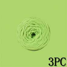 1/3 Pcs T-Shirt Yarn, Woven Fabric Knitted Yarn, Used For Crocheting And Knitting Bags, Cushions, Dolls, Handicraft Crochet Projects - Multicolor - View 118