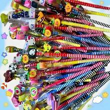 15/30 buc + 1 ascuțitoare, creioane din lemn HB de culoare aleatorie cu radiere - design creativ în formă de animal colorat, radiere înlocuibile, material din lemn natural potrivit pentru școală, birou și rechizite de artă