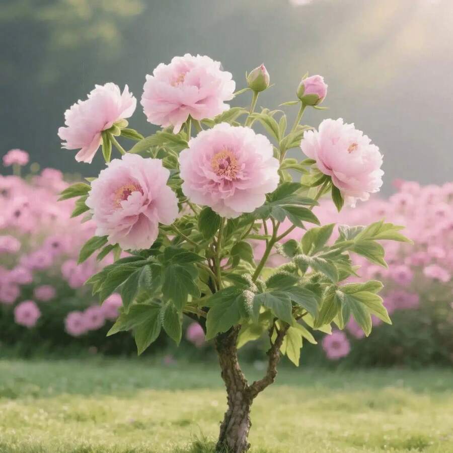 10 piezas de semillas de peonía, semillas de flores, decoración de paisaje en espacios verdes al aire libre, interior en maceta, horticultura de patio, plantación, fuente rica, fácil de sobrevivir - 10 piezas/semilla - Ver 1