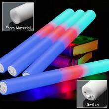 238PCS Vật dụng tiệc phát sáng trong bóng tối, 16PCS Que phát sáng bằng bọt, 16PCS Kính đèn LED, 6PCS Giá đỡ băng đô tai thỏ, 200PCS Vòng tay que phát sáng, Quà tặng tiệc neon cho sinh nhật, đám cưới, Giáng sinh, Halloween, Trang trí Halloween - Nhiều màu - Xem 3