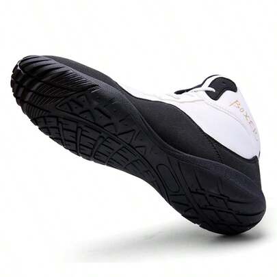 Męskie buty do przysiadów, martwego ciągu i podnoszenia ciężarów, wykonane z wielu materiałów, zapewniające wsparcie, stabilność, trwałość, antypoślizgowość, ścisłe dopasowanie