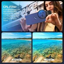 1 Stück einfarbige, lässige Kamera aus Zinklegierung mit polarisiertem Objektiv für Outdoor-Reiseaufnahmen