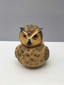 1 buc figurină hibridă din rășină Raccoon cu culori mixte, statuie animală lucrată manual cu textură realistă a blanii, ochi expresivi decor pentru casă, cadou unic pentru iubitorii de animale, afișare pe raft de birou, stil aleatoriu, sortiment de culori, surpriză de colecție