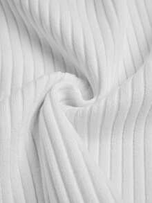 Elegante suéter de punto blanco con hombros descubiertos, jersey de cuello alto de manga larga para mujer, adecuado para vacaciones, bodas, oficina, uso diario, otoño/invierno