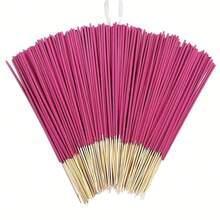 24pcs Count Bamboo Incense Rose Sticks - Natural Wood & Incense Paste, Assorted Aromas Packs For Home Decor, Meditation, Relaxation, Meditation Accessories, Organizational Feature - 玫瑰24枝 - 查看 3