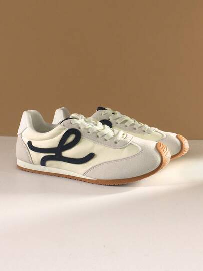 Sodalemon Women Casual Fitness Training Shoes Running Rubber Soles Contrast Color Sport Sneaker Comfortable Fashionable Regular Fit Campus Street Daily Wear Sport Shoes