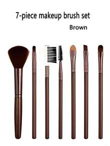 7pcs/Set Makeup Brushes, Cosmetic Makeup Brush Set, Beauty Makeup Tools, Professional Makeup Artist Brushes, Makeup Accessories - Multicolor - View 3